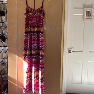 Printed maxi dress